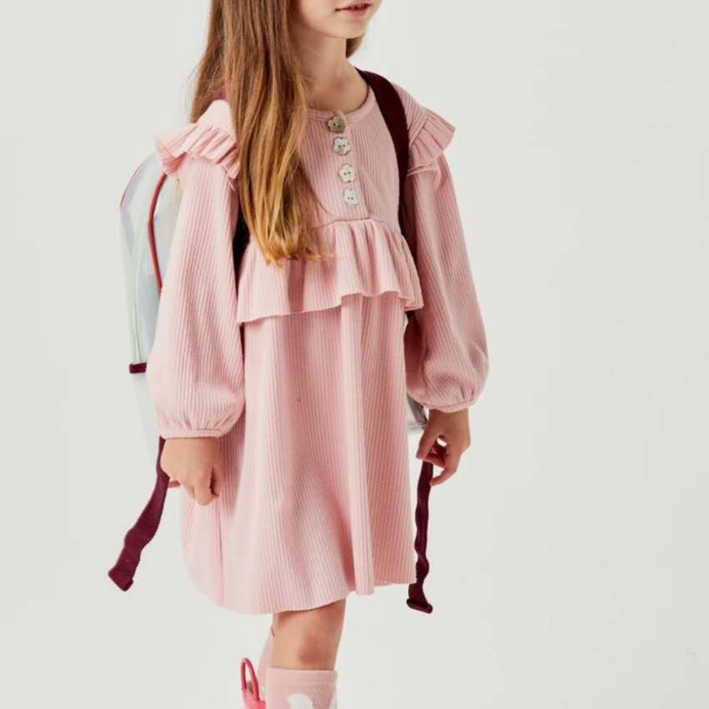 For love & Lemons Dahlia Dress Pink 6T